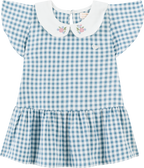 Foto oficial em alta — Vestido em Tecido Xadrez Vichy — AZ0270 — frente