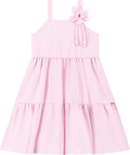 Foto oficial em alta — Vestido em Tecido Listras Harmonia — RS0366 — frente