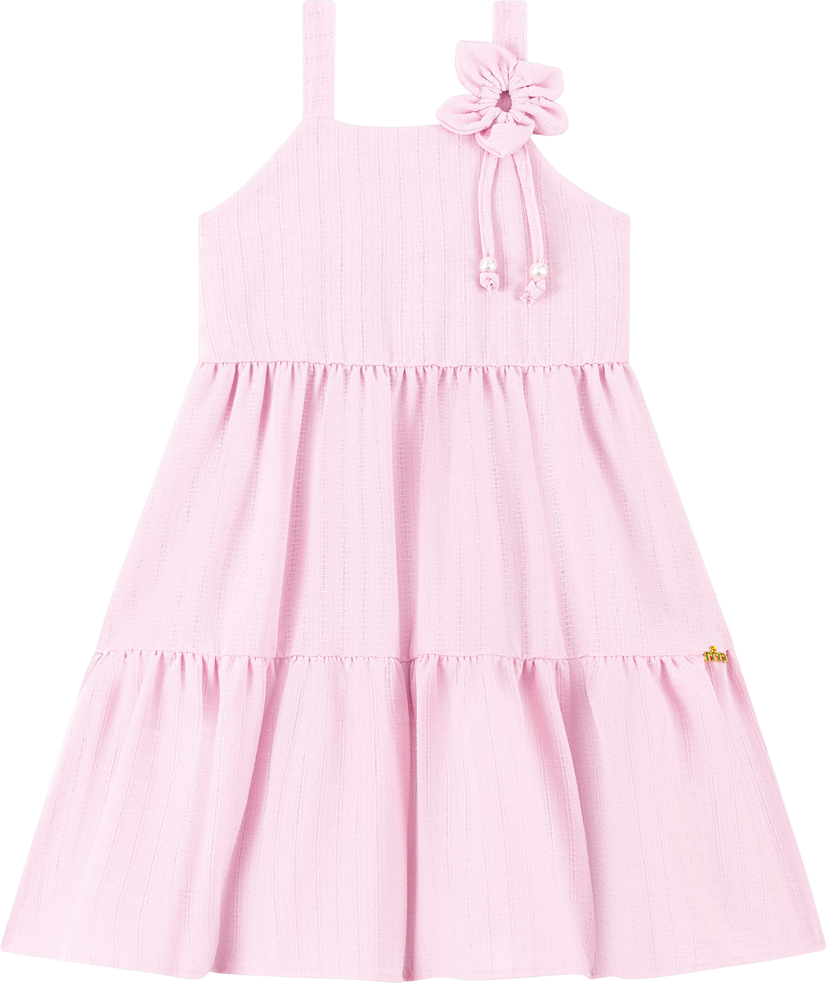 Foto oficial em alta — Vestido em Tecido Listras Harmonia — RS0366 — frente