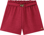 Foto oficial em alta — Conjunto Blusa em Cotton Penteado Shorts em Tecido Milano Milange — BG0026 — costas