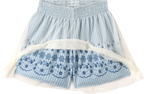 Foto oficial em alta — Conjunto Blusa em Cotton Penteado Shorts Saia em Microfibra Four Way — AZ0266 — detalhe 1