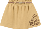 Foto oficial em alta — Conjunto Blusa em Cotton Penteado Saia em Malha Wafer — BG0026 — costas
