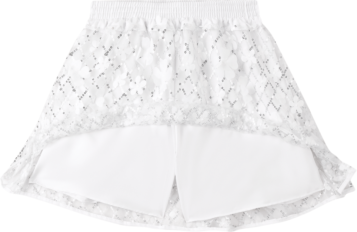 Foto oficial em alta — Conjunto Blusa em Punho e Saia em Cristal Florido — BC0001 — detalhe 1